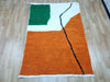 Gorgeous Beni Ourain Custom rugs living room -Orange rug 9x12